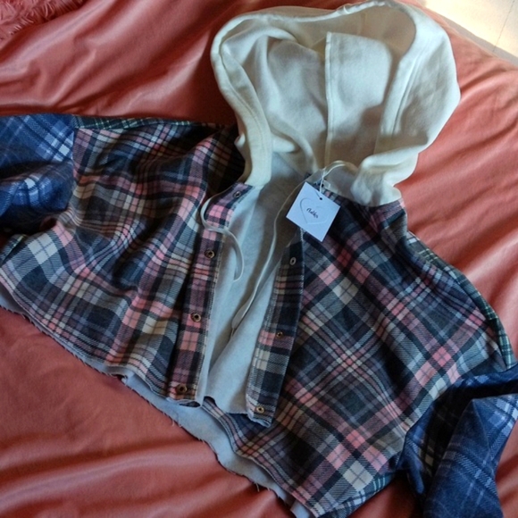 Jacket size L pink grey,white - Picture 1 of 4